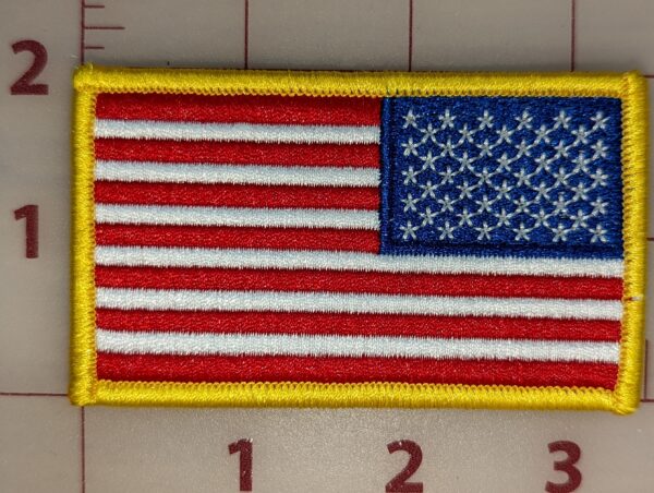 TactiTether black pouch with a Combat Vets Association patch and a custom name label in yellow text.